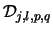 ${\cal D}_{j,l,p,q}$