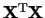 ${\bf X}^{\rm T}{\bf X}$